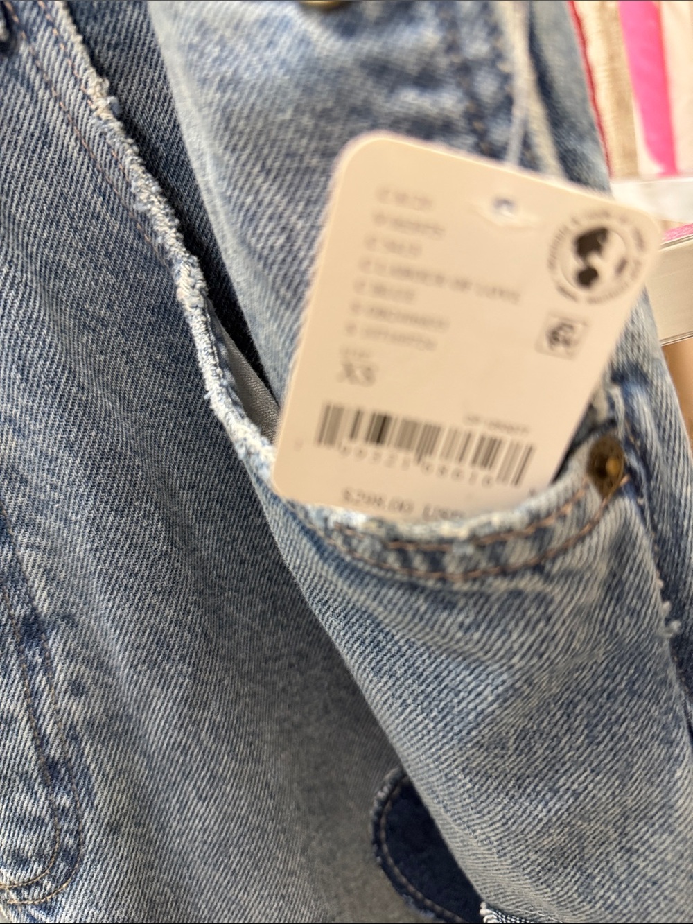 We The Free Blue Patchwork Heart Denim Overall dress - Picture 7 of 7